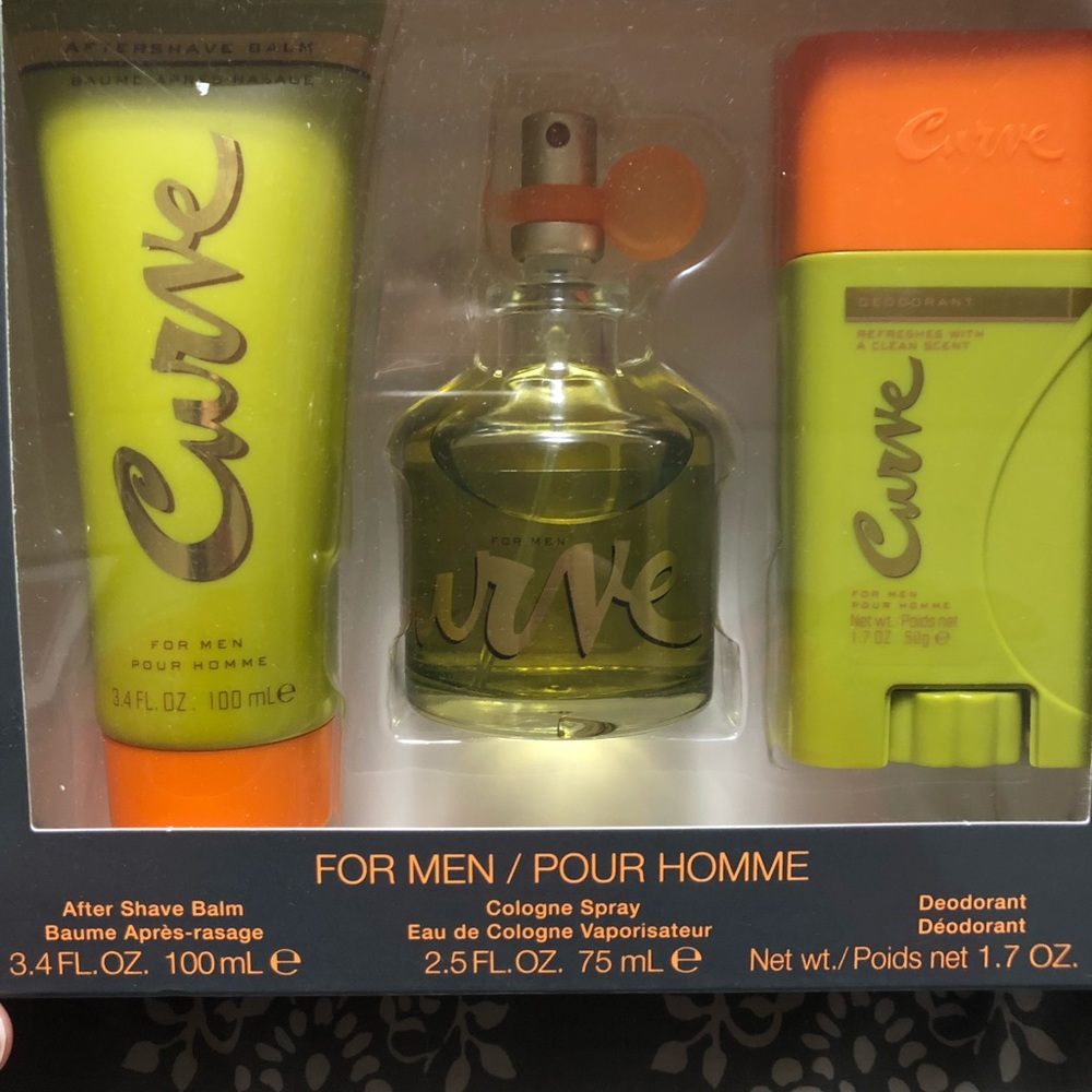 Curve 3 in 1 Cologne, After Shave Balm and Deodorant. New! Perfect as gift! 🎁🎁